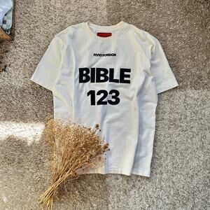 Rivington Roi Rebis Fivio Foreign Bible Promo NYC Exclusive White Tee XL RRR123